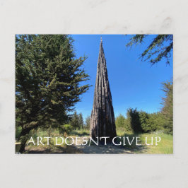 aWorld2Celebrate: KUNST GEHT NICHT AUF Postkarte