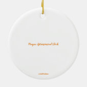 aWorld2Celebrate: Prag Keramik Ornament (Hinten)