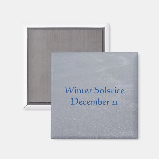 aWorld2Celebrate: Wintersolstice Magnet (Vorderseite/Rückseite)