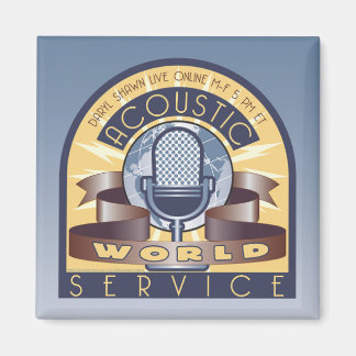 AWS 2 Zoll Square Magnet