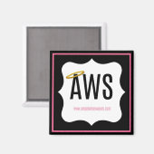 AWS-Magnet Magnet (Vorderseite/Rückseite)