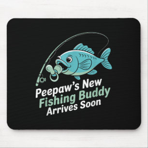 Aws neuer Angelbuddy kommt bald zu neuem Vater Mousepad