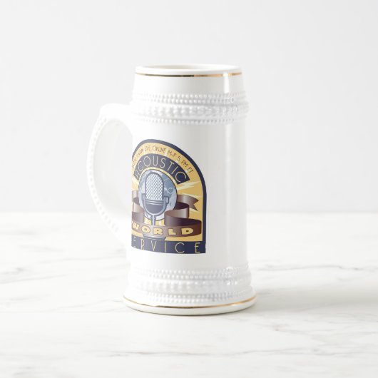 AWS Stein, 22 oz Bierglas (Vorderseite Links)