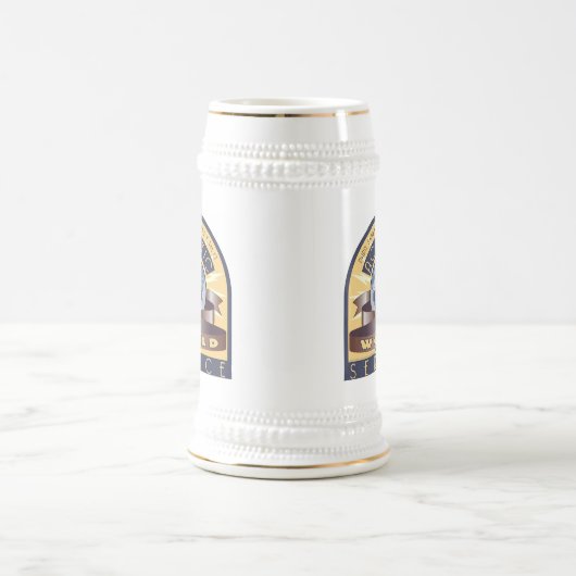 AWS Stein, 22 oz Bierglas (Mittel)