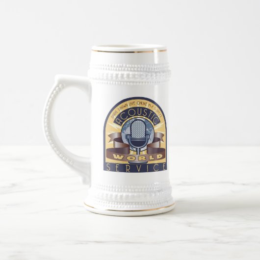 AWS Stein, 22 oz Bierglas (Links)