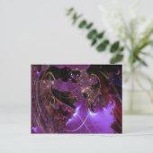 Awsome! Fraktal Postkarte. Postkarte (Stehend Vorderseite)