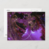 Awsome! Fraktal Postkarte. Postkarte (Vorne/Hinten)