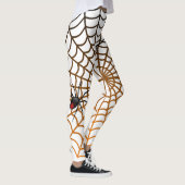 Awsome Spider and Web Fun Halloween Design Leggings (Rechts)