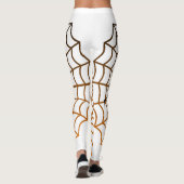 Awsome Spider and Web Fun Halloween Design Leggings (Rückseite)