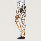 Awsome Spider and Web Fun Halloween Design Leggings (Links)