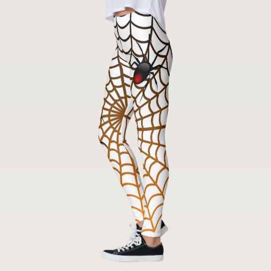 Awsome Spider and Web Fun Halloween Design Leggings (Links)