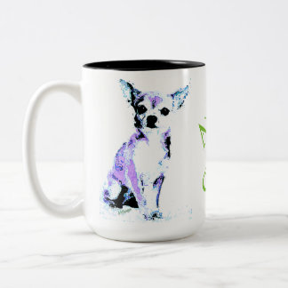 Aww Chiwawa zwei Ton-Tasse 2 Zweifarbige Tasse