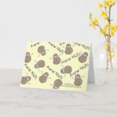 Aww Nuts Collage Karte (Gelbe Blume)