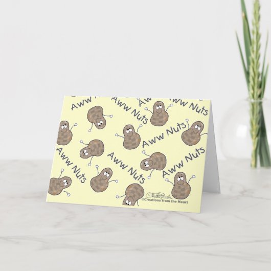 Aww Nuts Collage Karte (Vorderseite)