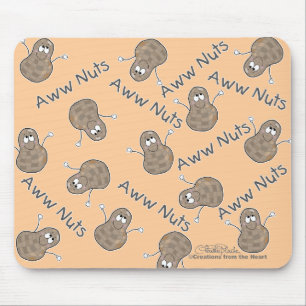Aww Nuts Collage Mousepad