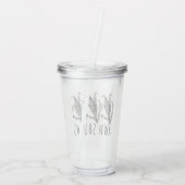 Aww Shucks Corn Husk Funny Farm Acryltrinkbecher (Rückseite)