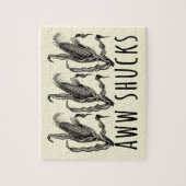 Aww Shucks Corn Husk Funny Farm Puzzle (Vertikal)