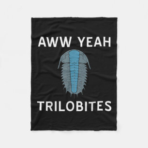 Aww Yeah Trilobites Science Fossils Paleontologe Fleecedecke