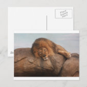 Awwsome Lion Postkarte (Vorne/Hinten)