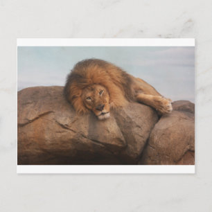 Awwsome Lion Postkarte