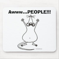 Awww… LEUTE!!! Ratte Mousepad