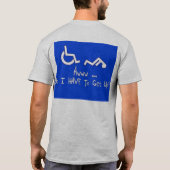 Awww… muss ich aufstehen? T-Shirt (Rückseite)