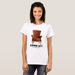 Awww Sit Cambridge Massachusetts Ladys T-Shirt