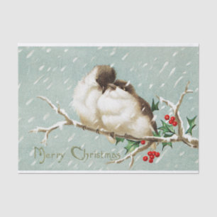 Awww! Weihnachts-Lovebirds! Seidenpapier