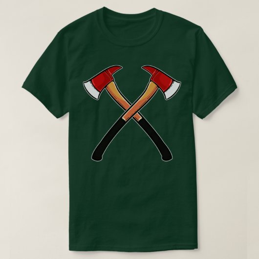 Ax Firefighter Fireman T-Shirt (Design vorne)
