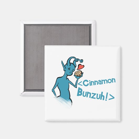 Ax Hearts Buns Square oder Circular Magnet (Vorderseite/Rückseite)