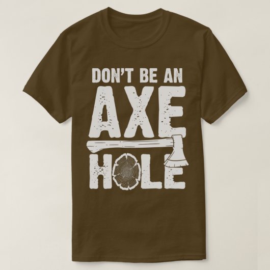 Ax Hole Funny Ax Throwing Ax Thrower Classic TSh T-Shirt (Design vorne)