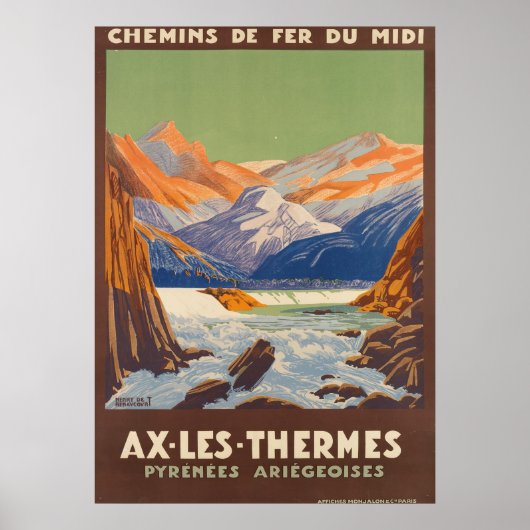 AX LES THERMES POSTER (Vorne)
