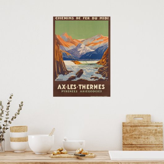 AX LES THERMES POSTER (Küche)