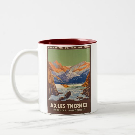 AX LES THERMES ZWEIFARBIGE TASSE (Links)