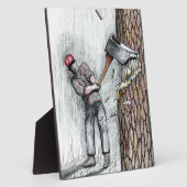 Ax Man no chainsaw Fotoplatte (Seite)