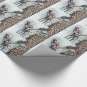 Ax Man no chainsaw Geschenkpapier (Ecke)