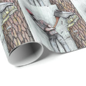 Ax Man no chainsaw Geschenkpapier (Rolleneckpunkt)