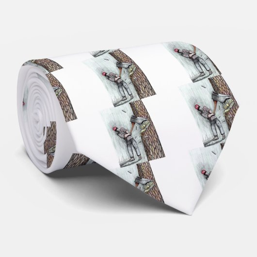 Ax Man no chainsaw Krawatte (Gerollt)