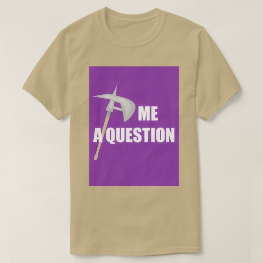 Ax me a Question 2 Lila Classic TShirt (Design vorne)