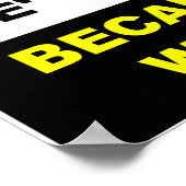 Ax Me Funny Poster (Ecke)