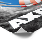 Ax Men Barack Sie wie ein Hurrikan-Poster Poster (Ecke)