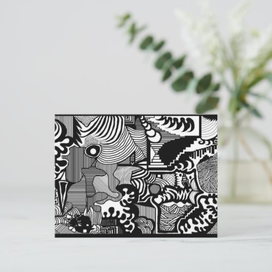 ax ming Arts Postkarte (Stehend Vorderseite)