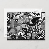 ax ming Arts Postkarte (Vorne/Hinten)