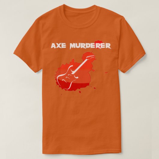 Ax Murderer-Gitarrenlogo T-Shirt (Design vorne)