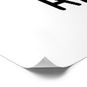 Ax-olotl Funny Animal Axolotl Pun Poster (Ecke)