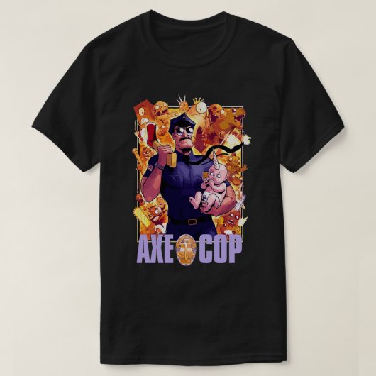 Ax Polizist Merch Classic TShirt (Design vorne)