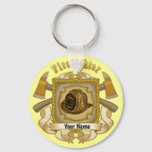 Ax Shield-Feuerwehrmann-Schlüsselanhänger Schlüsselanhänger (Vorderseite)