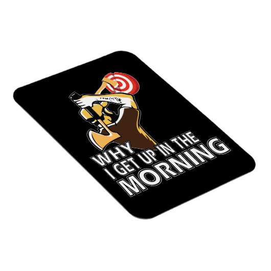 Ax Thrower Geschenk Männer Hatchet Ax Throwing Magnet (Rechte Seite)