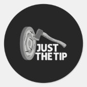 Ax-Throwers Runder Aufkleber (Vorderseite)