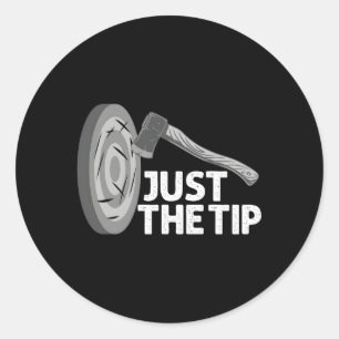 Ax-Throwers Runder Aufkleber